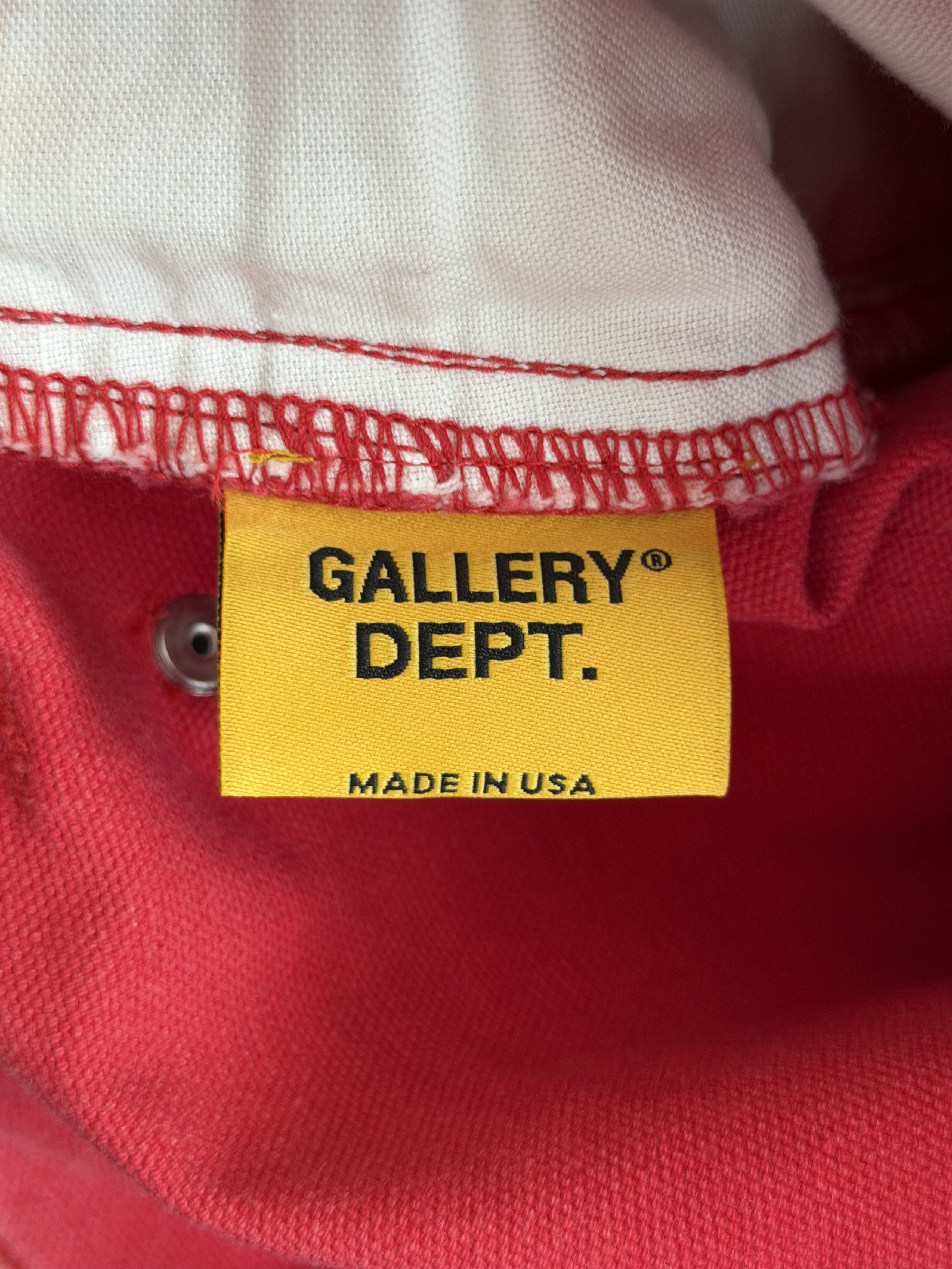 Gallery Dept. Gallery Dept Red LA Flare Carpenter Pants Size US 28 / EU 44 - 4 Thumbnail