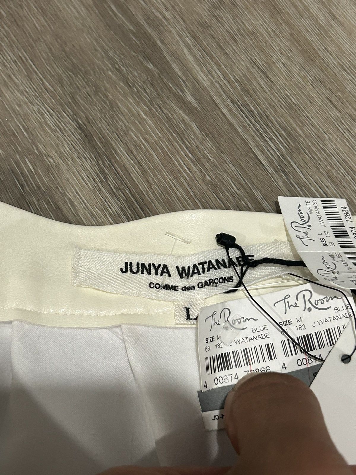 Comme des Garcons × Junya Watanabe Junya Watanabe Comme Des Garçons White Circle Appliqué Skirt Size 32" / US 10 / IT 46 - 5 Thumbnail