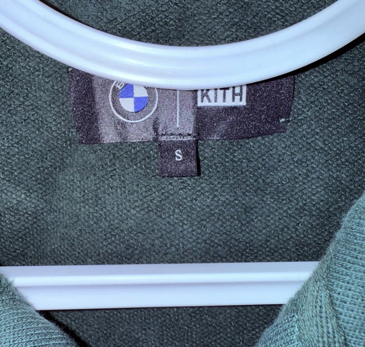 Kith KITH xBMW Black and Green Color-Block Collar Pullover Hoodie Size US S / EU 44-46 / 1 - 2 Thumbnail