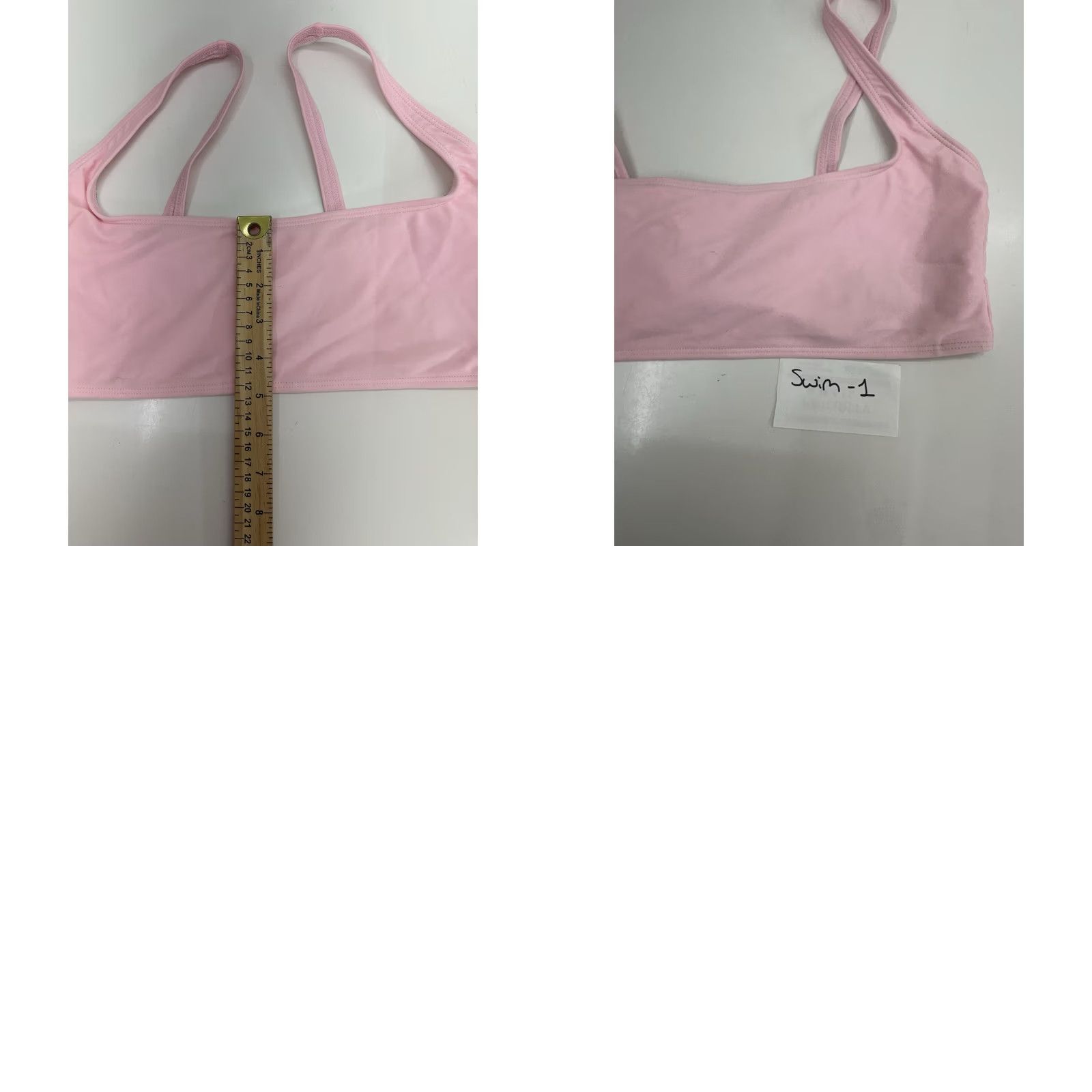 Shein Shein Womens Swimsuit Bikini Top Size Large Pink Scoop Neck Top No Padding Size L / US 10 / IT 46 - 8 Thumbnail