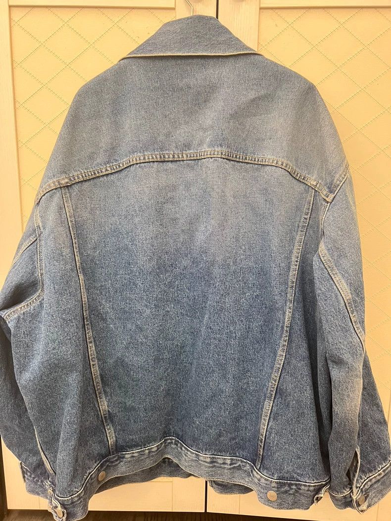 Acne Studios acne studios Blue washed distressed denim jacket Size US XL / EU 56 / 4 - 2 Thumbnail