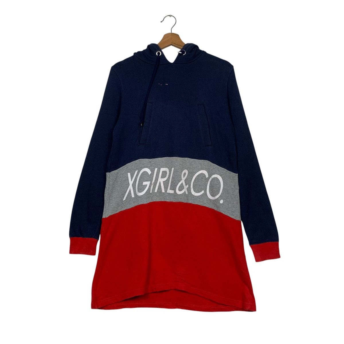 Japanese Brand Japanese Brand X-girl Long Hoodie Size S / US 4 / IT 40 - 10 Thumbnail