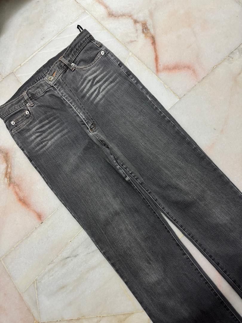 Japanese Brand 💥FLARED💥VINTAGE 90s STYLE JAPANEDE WHISKER BOOTCUT JEANS Size US 27 - 5 Thumbnail