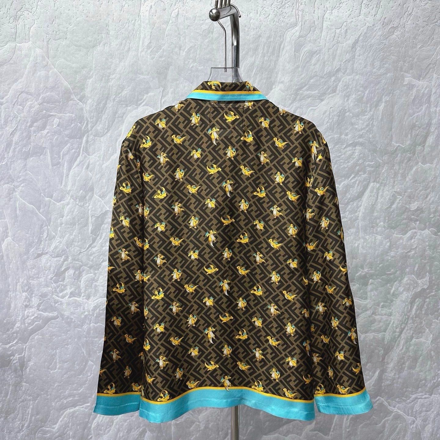 Fendi fendi x pokemon silk shirt with dragon print Size US L / EU 52-54 / 3 - 2 Thumbnail
