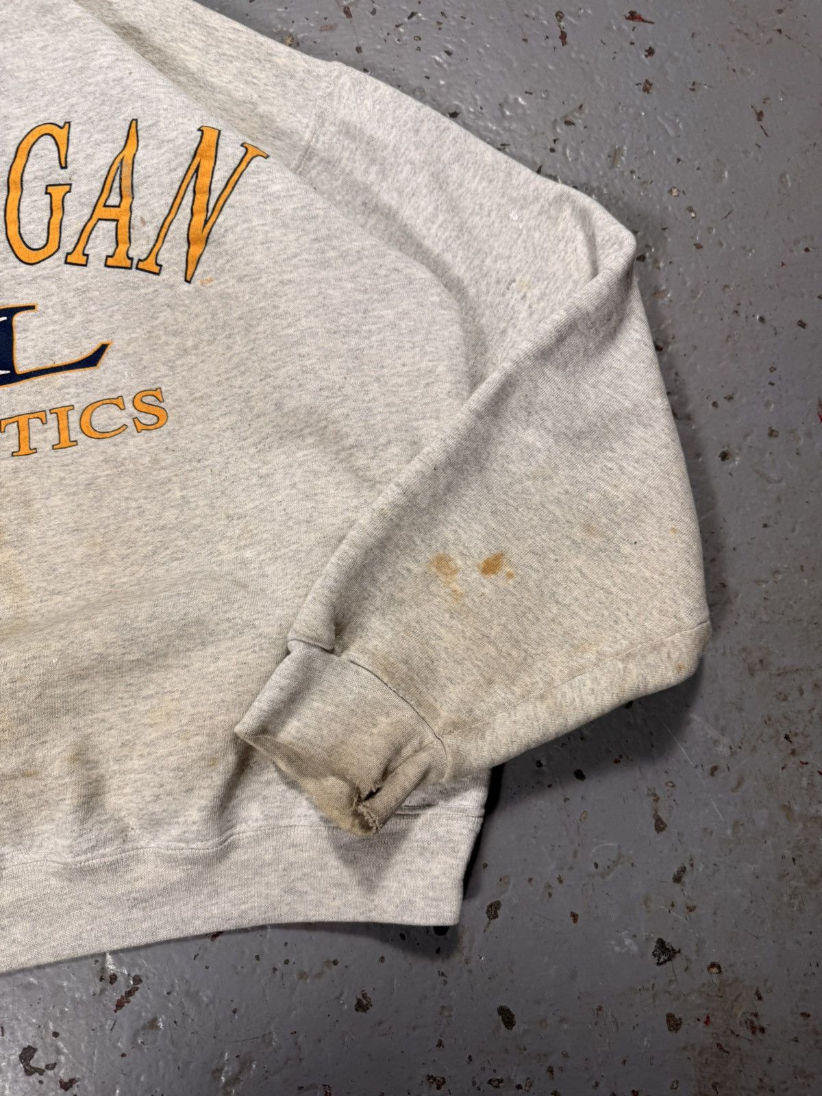 Other Distressed Michigan State Athletics XXL Galt Sand Sweater Size US XL / EU 56 / 4 - 3 Thumbnail