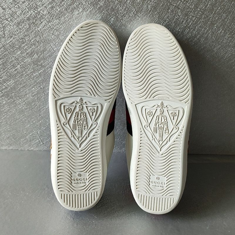 Gucci Gucci Ace Loved Embroidered Fashion Sneakers Size US 8 / EU 41 - 4 Thumbnail