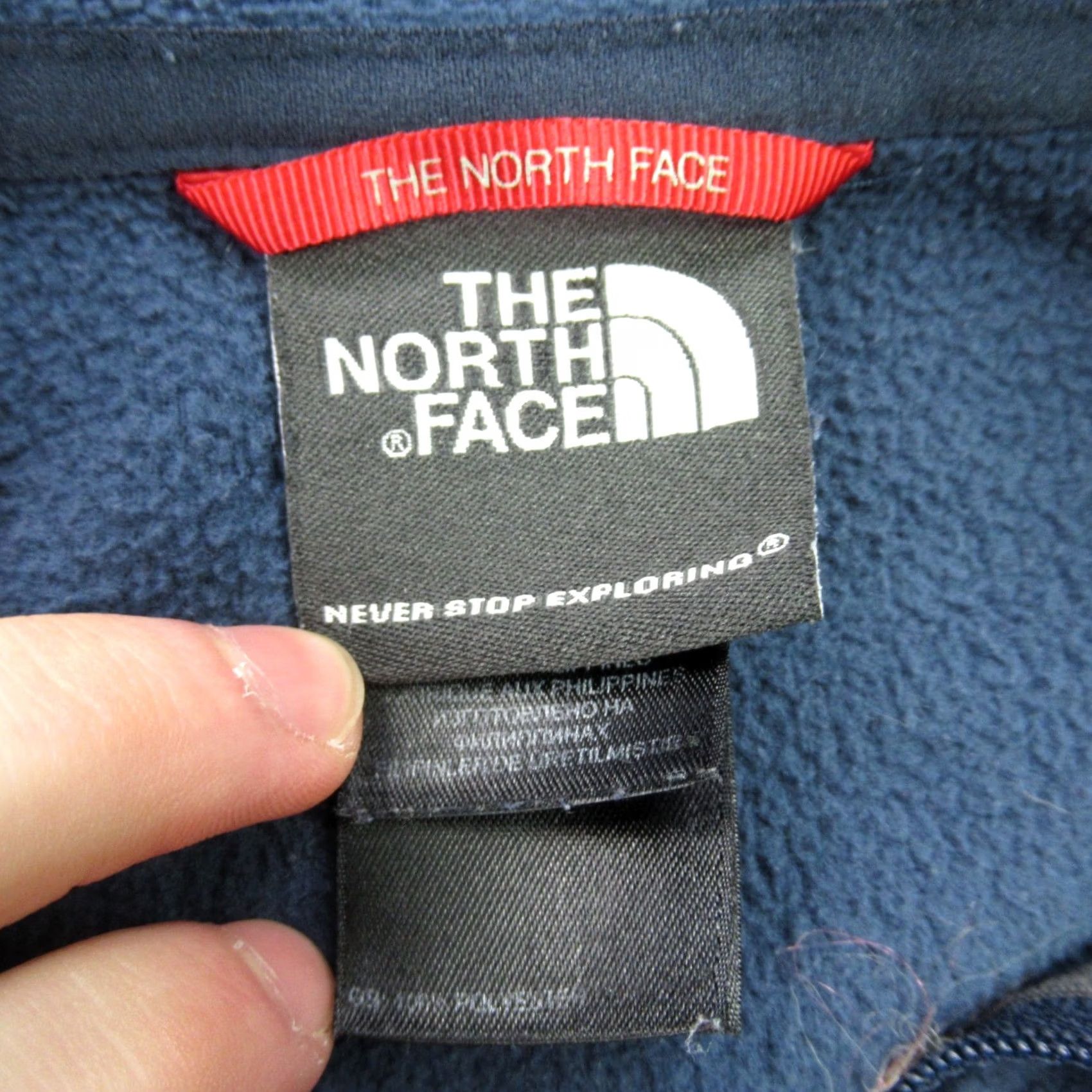 The North Face The North Face Pullover Mens Large Long Sleeve 1/4 Zip Casual Lightweight Blue Size US L / EU 52-54 / 3 - 4 Thumbnail