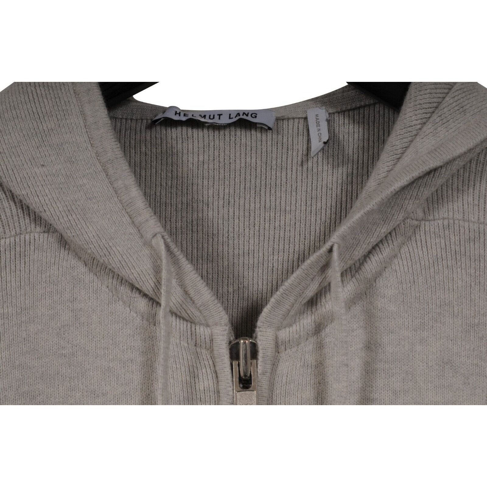 Helmut Lang Double Full Zip Up Hoodie Gray - 02390 Size US M / EU 48-50 / 2 - 5 Thumbnail