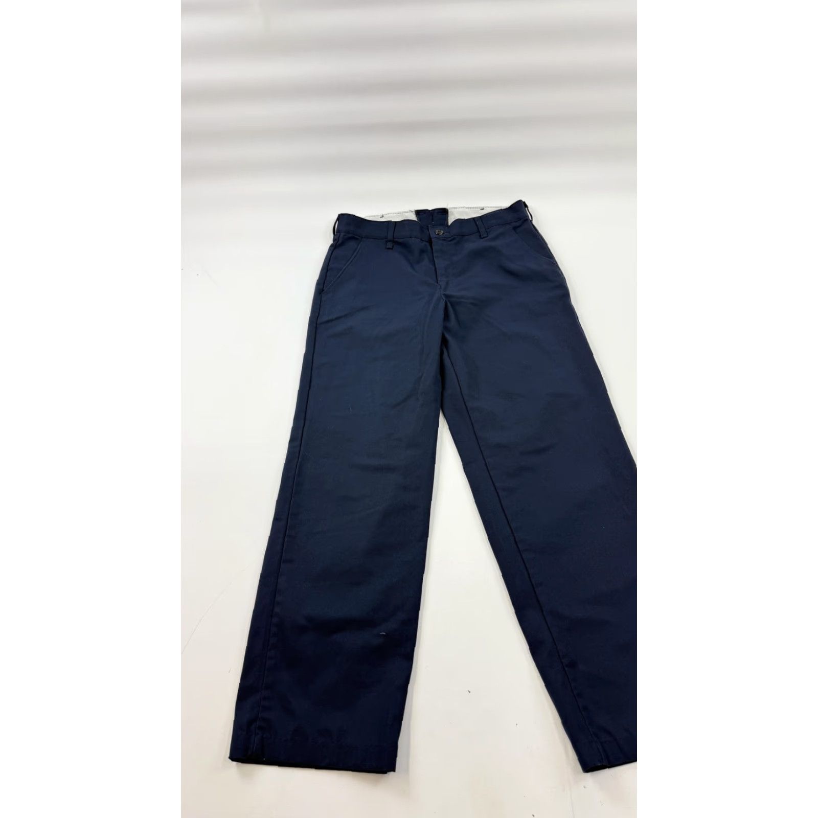 Red Kap Red Kap Pants Mens 34x28 Navy Blue Work Chino Straight Leg Uniform Workwear Size US 34 / EU 50 - 2 Thumbnail