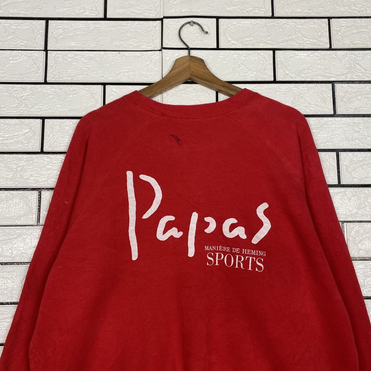 Japanese Brand 📌Vintage Sweatshirt Papas Sportswear Issey Miyake Size US M / EU 48-50 / 2 - 10 Thumbnail