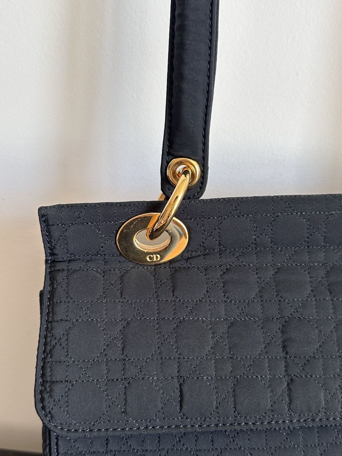 Dior Christian Dior Vintage Lady Dior Cannage Gold hardware Size ONE SIZE - 7 Thumbnail