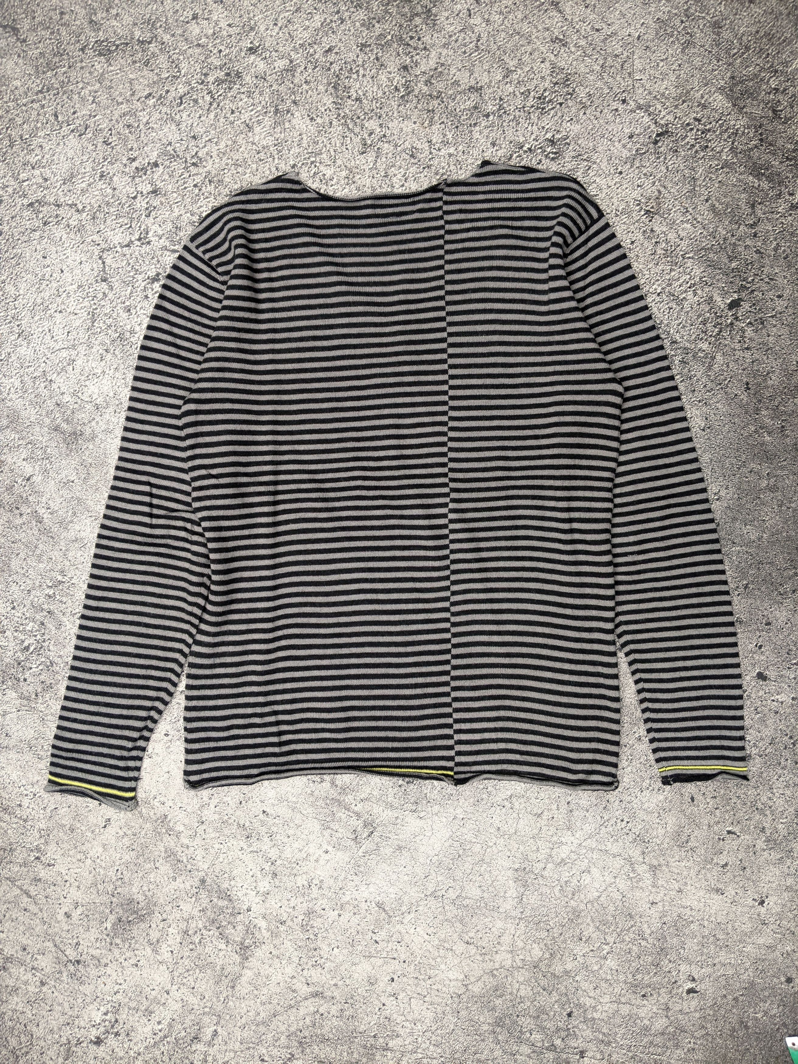 PPFM PPFM Stipe Knit L/S Embroidery unfinished Size US M / EU 48-50 / 2 - 4 Thumbnail