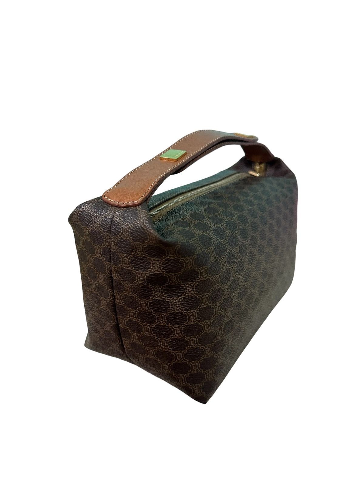Celine AUTHENTIC CELINE MACADAM VANITY HAND/SHOULDER BAG Size ONE SIZE - 6 Thumbnail