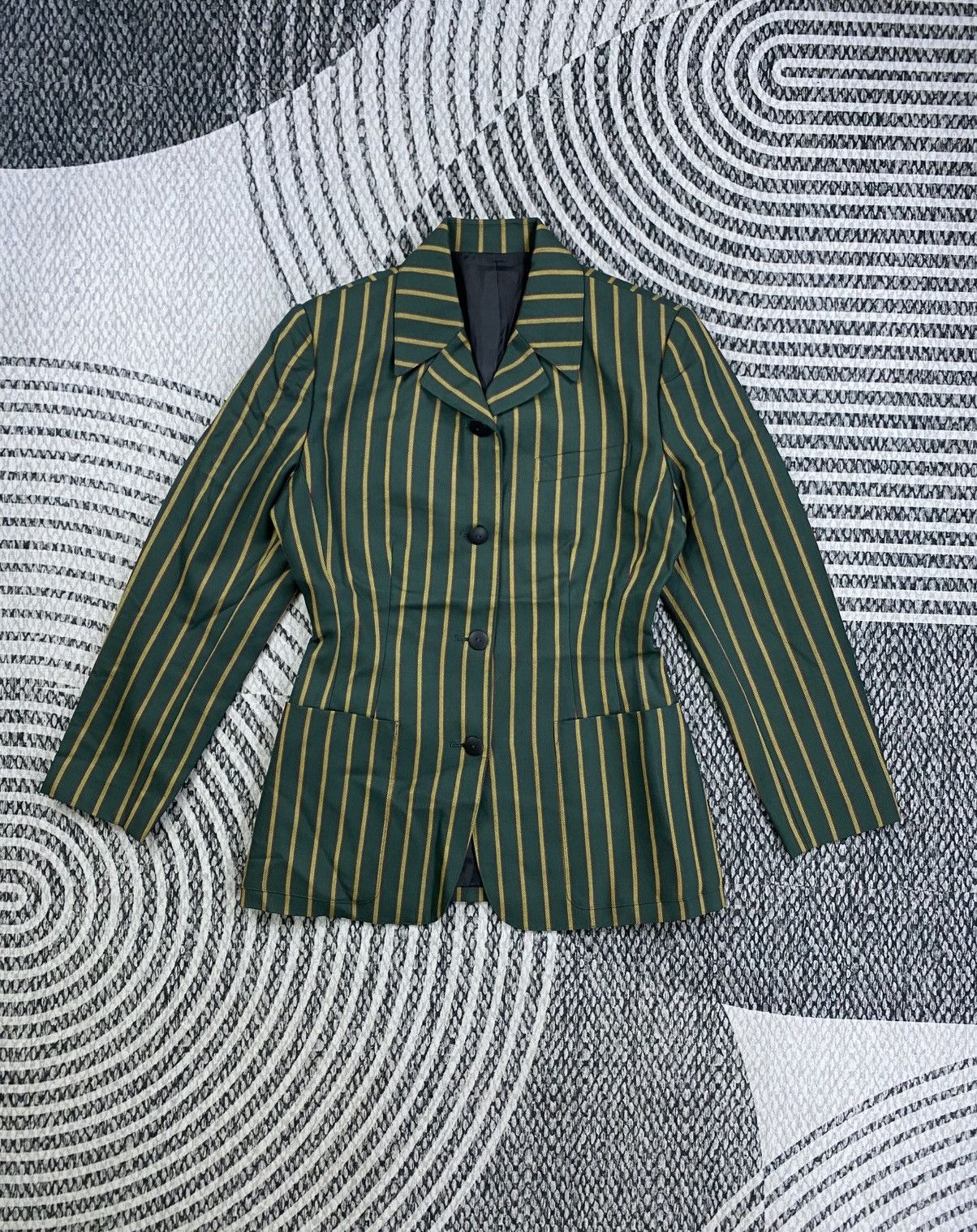 Jean Paul Gaultier Vintage Junior Gaultier By Jean Paul Gaultier Striped Jacket Size US M / EU 48-50 / 2 - 1 Thumbnail