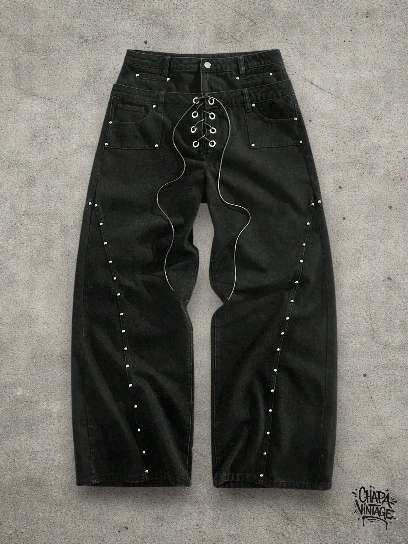 Japanese Brand Opium goth jeans Size US 32 / EU 48 - 1 Thumbnail