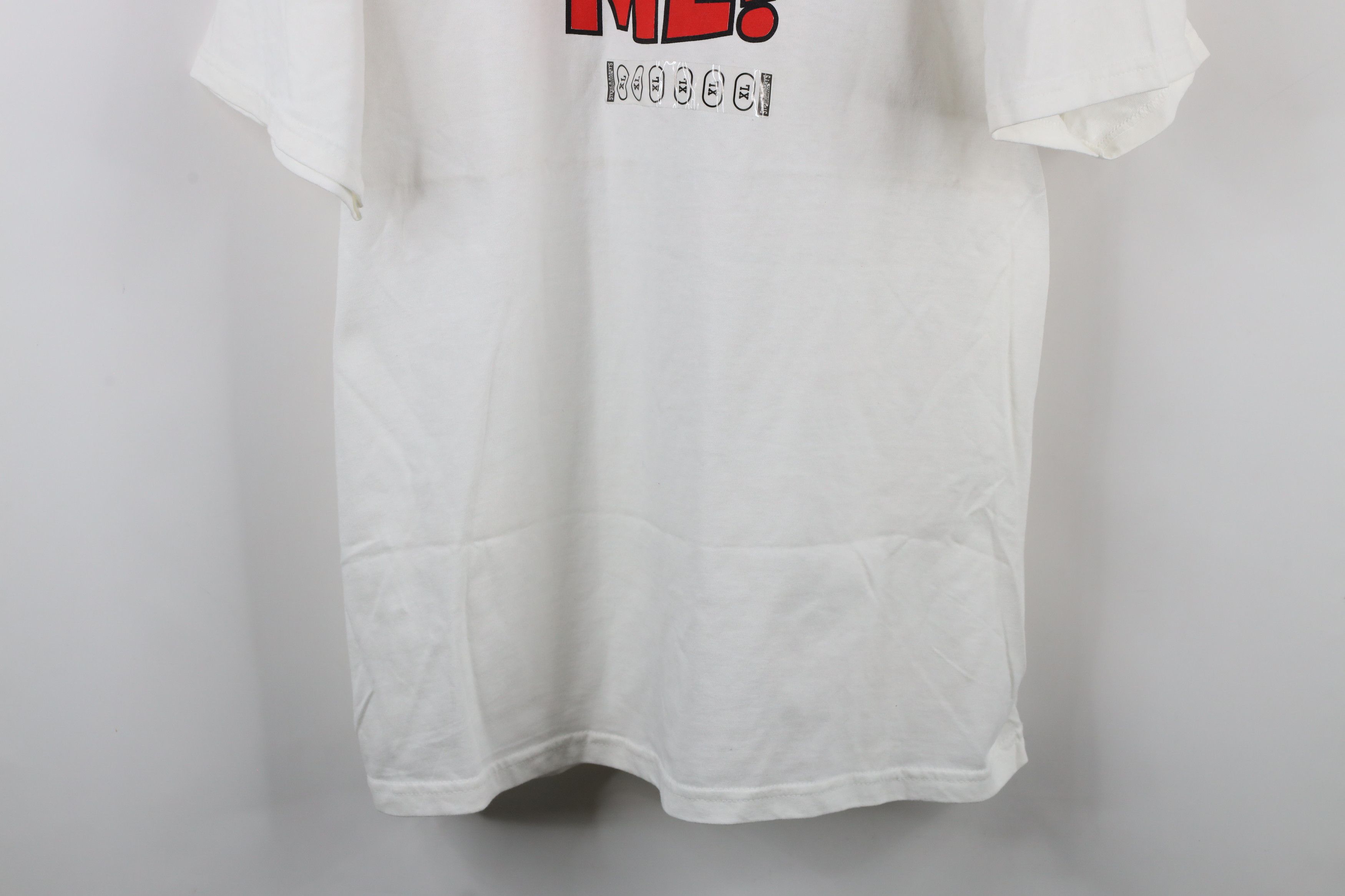 Vintage Deadstock Vintage 90s Y2K Streetwear Bite Me Fish T-Shirt Size US XL / EU 56 / 4 - 3 Thumbnail
