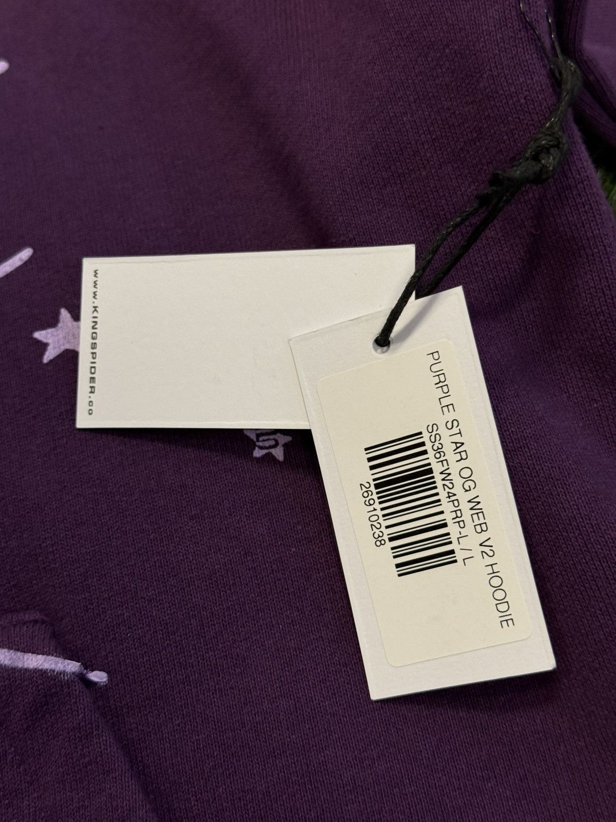 Sp5der Sp5der Worldwide Purple Yellow Hoodie Size L (NEW) Size US L / EU 52-54 / 3 - 9 Thumbnail