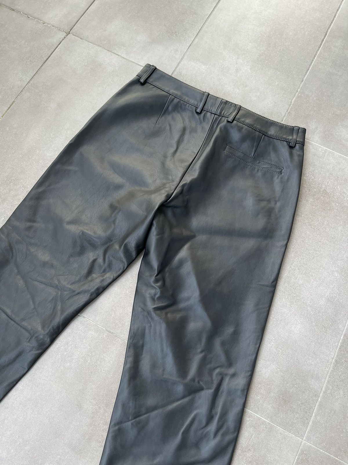Han Kjobenhavn !DS! FW22 Han Kjobenhavn Single Suit Black Leather Trousers Size US 34 / EU 50 - 14 Thumbnail