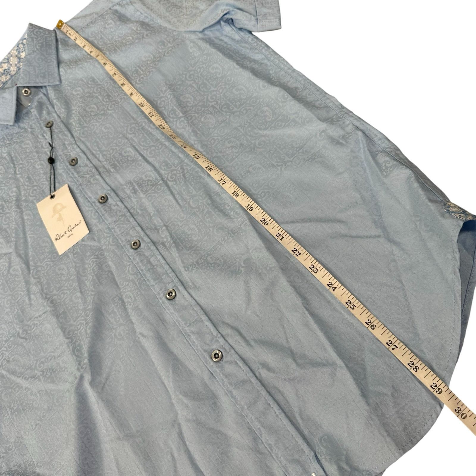 Robert Graham Robert Graham Windsor 2 Short Sleeve Button Down Shirt Size US M / EU 48-50 / 2 - 5 Thumbnail