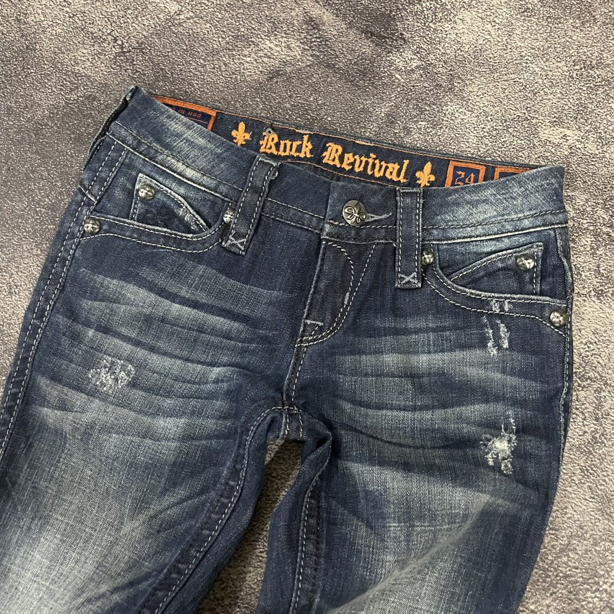 If Six Was Nine × Le Grande Bleu (L.G.B.) × Rock Revival Rock revival jeans pants Size 29" - 5 Thumbnail