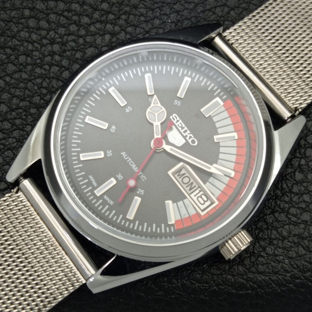 Seiko REFURBISHED VINTAGE SEIKO 5 AUTO JAPAN MENS WATCH a440727 Size 38 - 6 Thumbnail