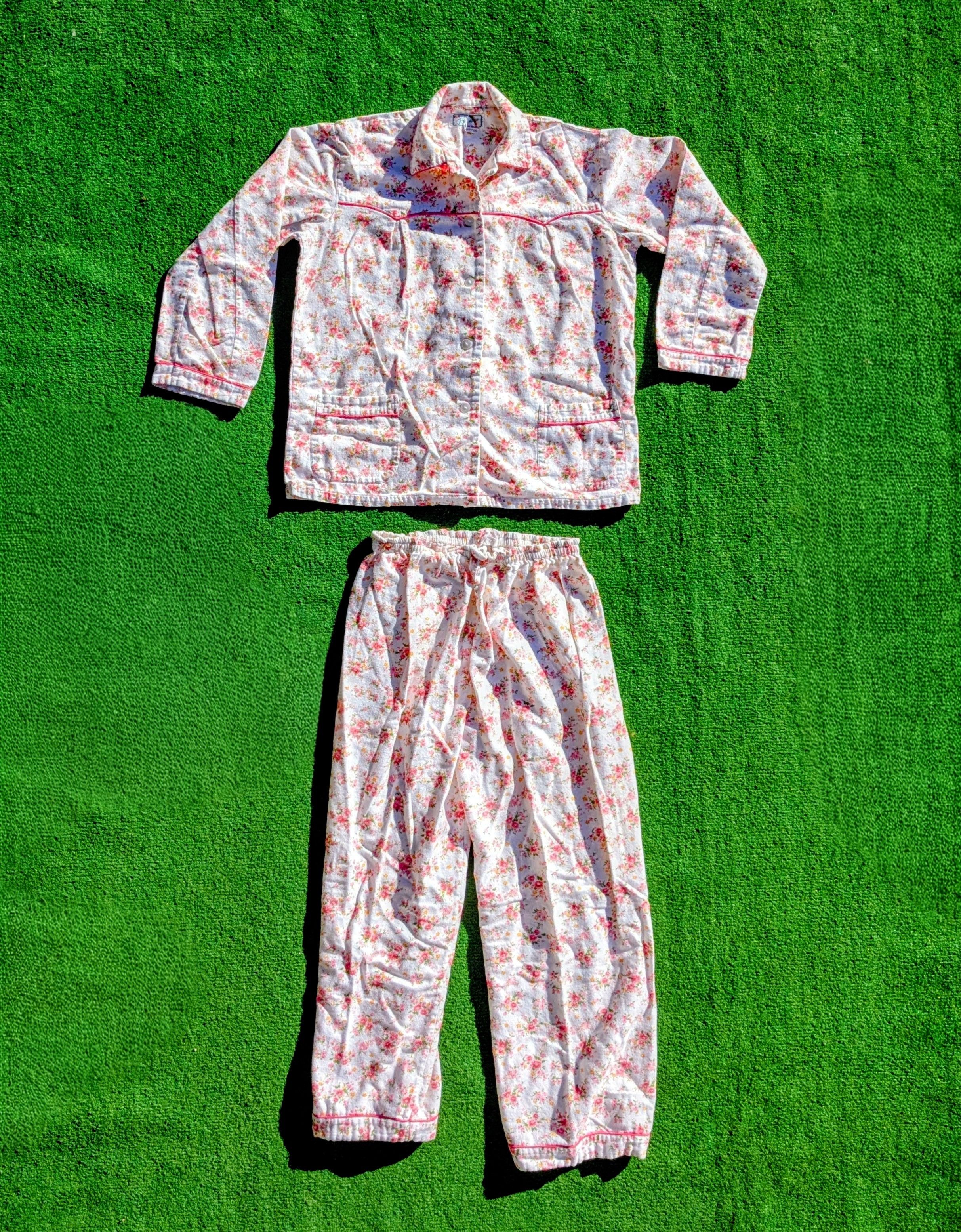 Rainbow Womens Cotton Rainbow Pajamas L/S Button-Down Sleepwear Size S / US 4 / IT 40 - 1 Thumbnail