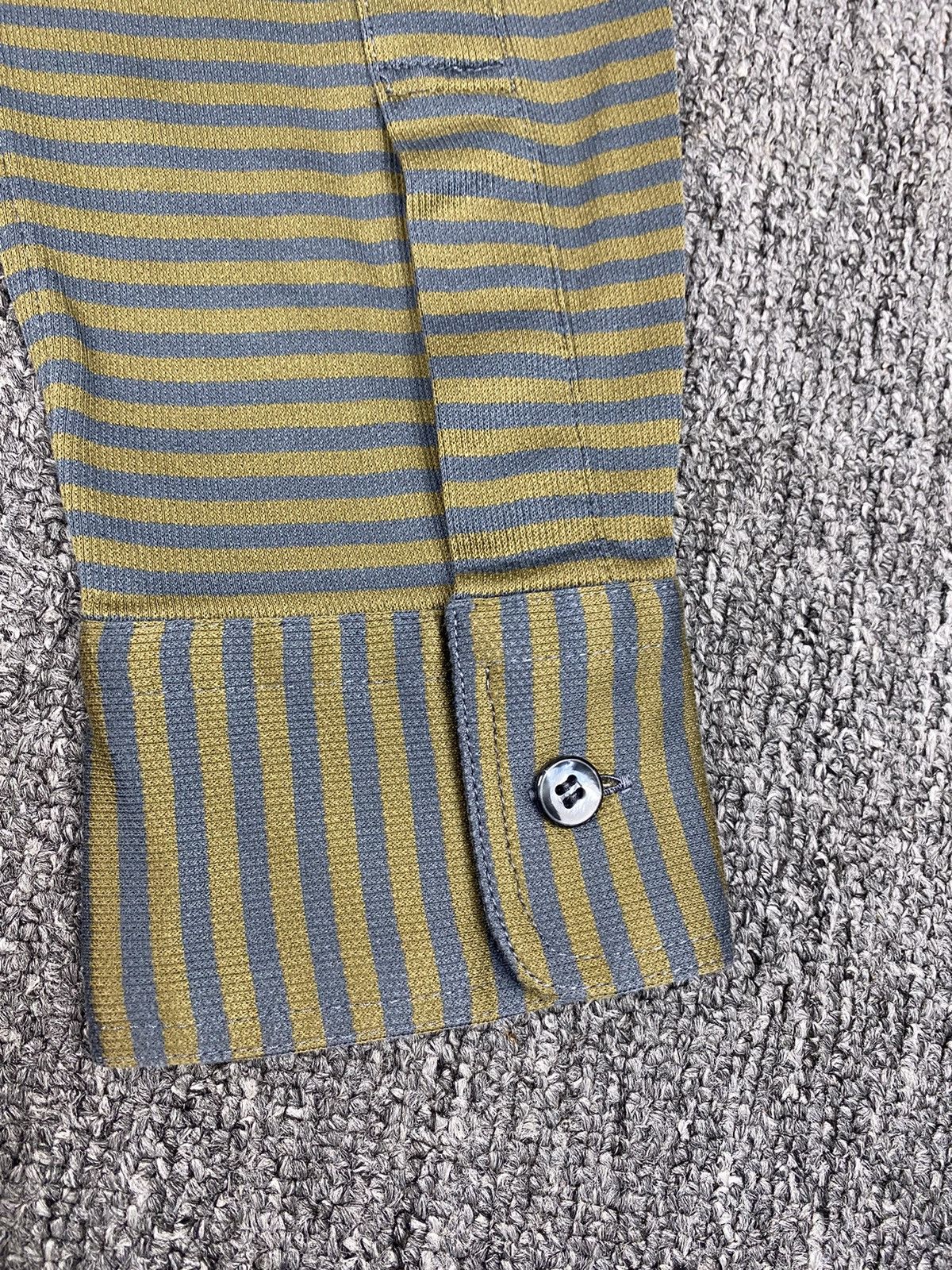 Christian Dior Monsieur × Designer × Vintage Vintage Christian Dior Monsieur Stripe Pocket Polo Size US M / EU 48-50 / 2 - 15 Thumbnail