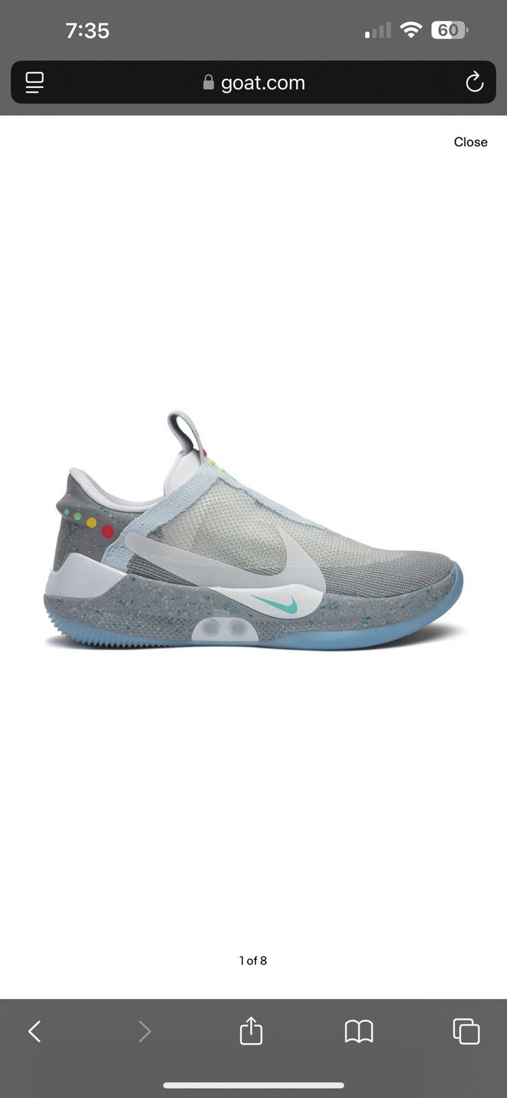 Nike 2019 Adapt BB 'Nike Mag' Size US 11 / EU 44 - 11 Thumbnail