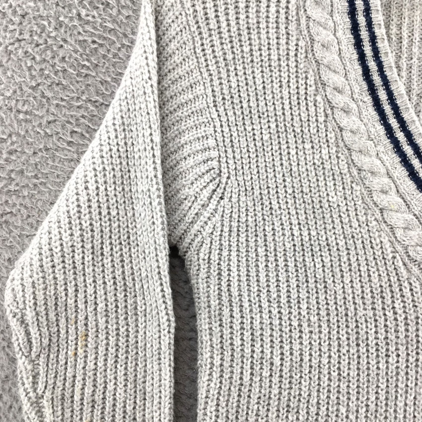American Eagle Outfitters American Eagle Outfitters Pullover Sweater Womens XS Gray Cotton Blend Long Sleeve Knitted V-Neck Casual cardigans? Size XS / US 0-2 / IT 36-38 - 5 Thumbnail