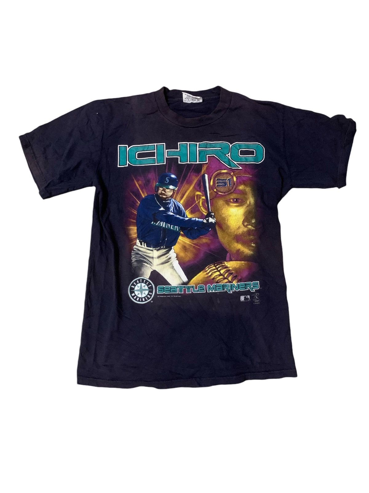 Vintage Y2K Ichiro Seattle Mariners Tee