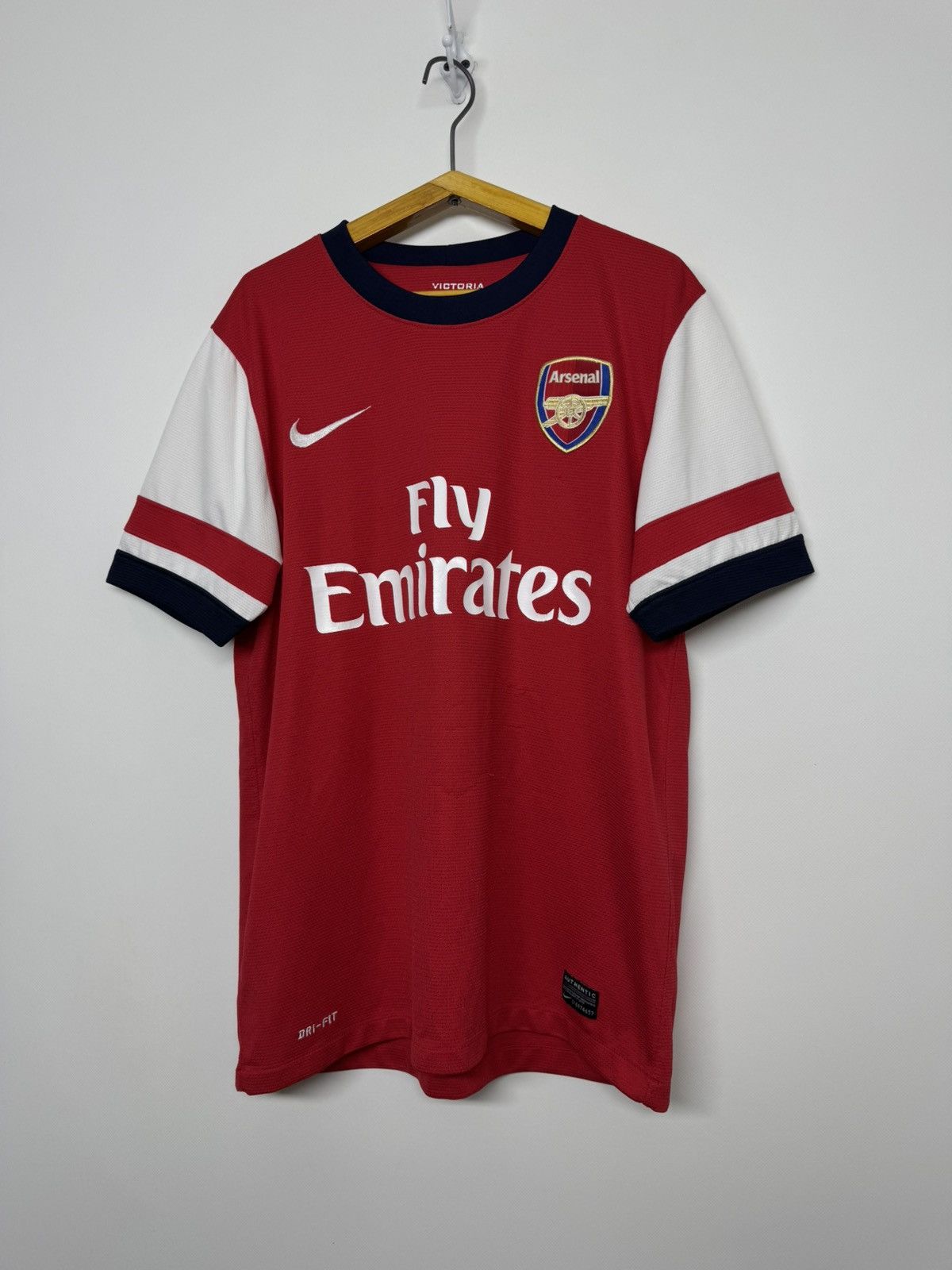 Nike Vintage RARE NIKE FC ARSENAL LONDON ENGLAND SOCCER JERSEY Size US M / EU 48-50 / 2 - 7 Thumbnail