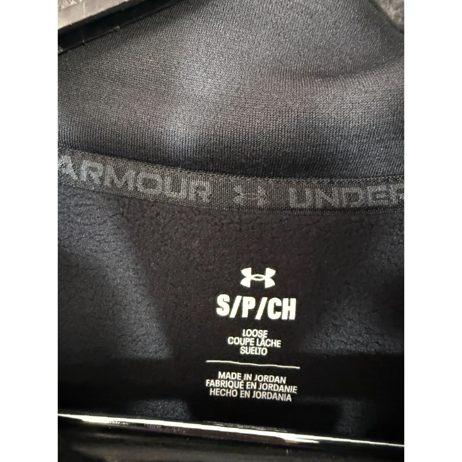 Under Armour Under Armour Fleece Jacket Womens S Black Half-Zip Pullover Mock Neck Long Sleeve NWT Size S / US 4 / IT 40 - 7 Thumbnail