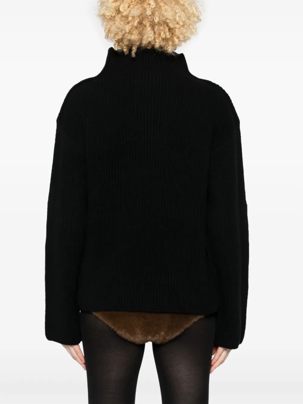 Marni o1y1125 Turtleneck Sweater in Black Size XS / US 0-2 / IT 36-38 - 4 Thumbnail