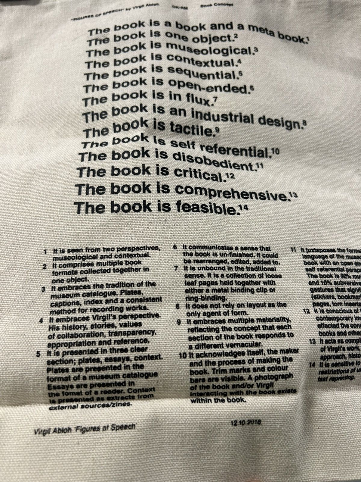 Virgil Abloh Virgil abloh off white Mca tote bag Size ONE SIZE - 3 Thumbnail
