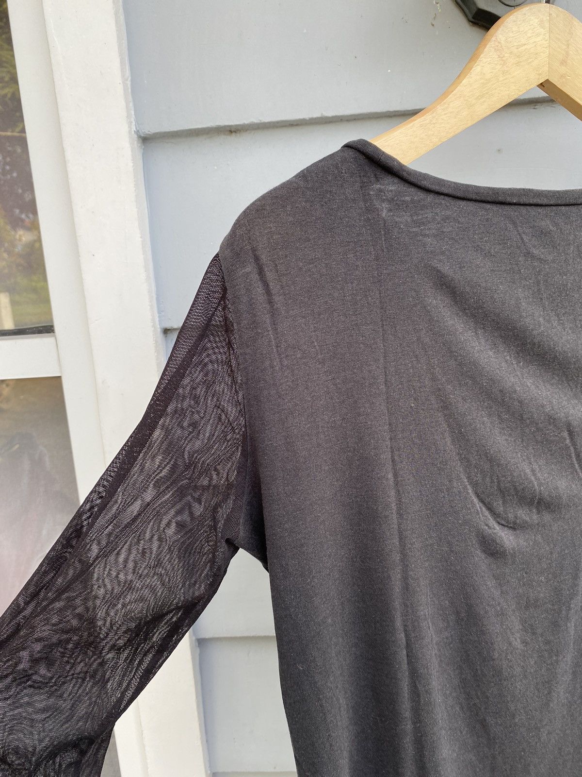 If Six Was Nine Twiggy Supermodel 1960 Portrait Mesh Top Size M / US 6-8 / IT 42-44 - 10 Thumbnail