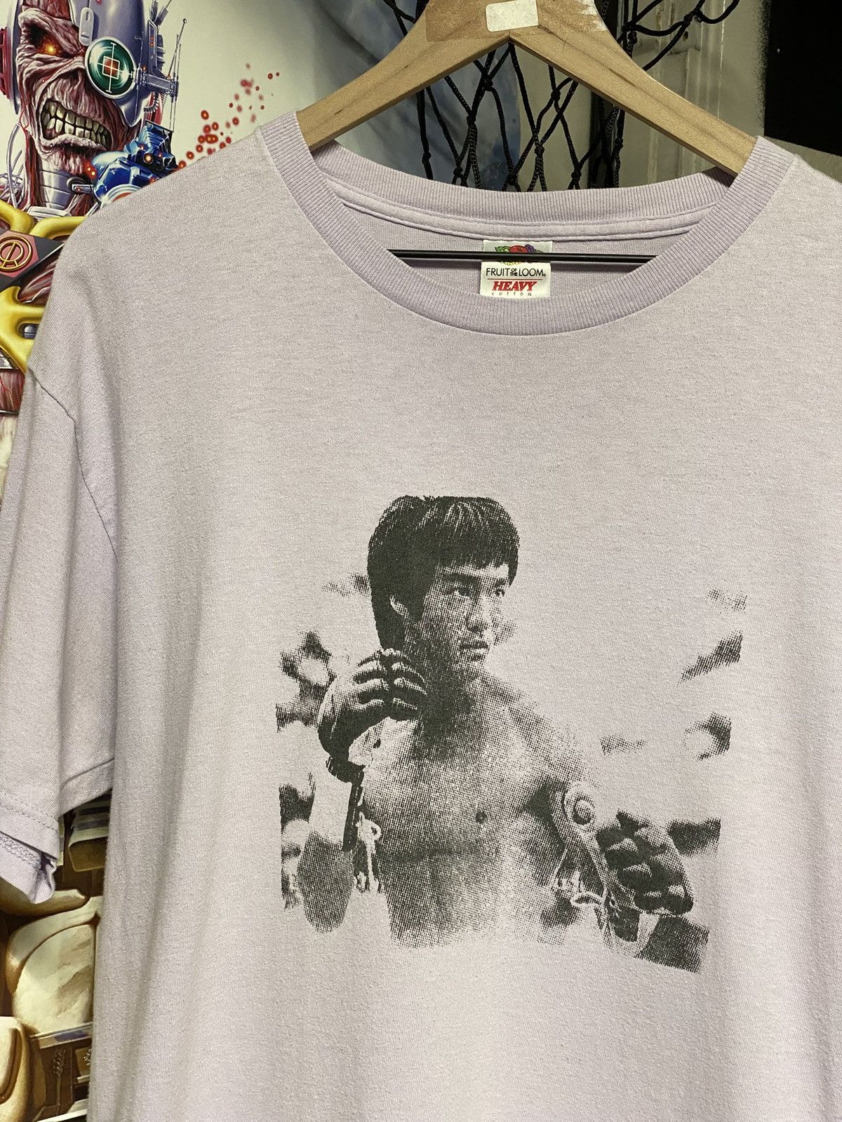 Other Vintage Bruce Lee Movie Purple Tee Shirt Large Size US L / EU 52-54 / 3 - 2 Thumbnail
