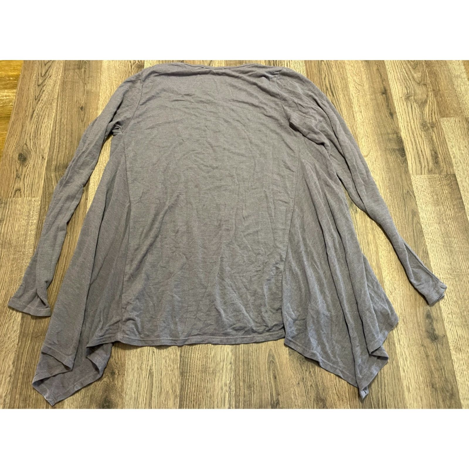 Vintage Fresh Produce Shirt Women's Size Medium/Large Gray Long Sleeve Shirt Size M / US 6-8 / IT 42-44 - 2 Thumbnail