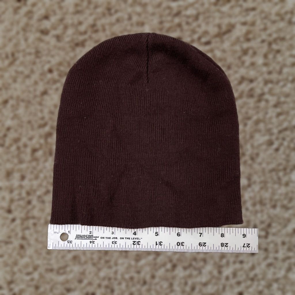 Vintage Charlotte Russe Beanie Toque Adult One Size Burgundy Knit Acrylic Blend Snow Ski Size ONE SIZE - 1 Thumbnail