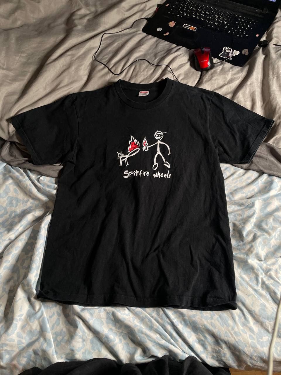 Spitfire × Supreme Supreme Spitfire Cat Tee Black Size M T-Shirt y2k Size US M / EU 48-50 / 2 - 5 Thumbnail
