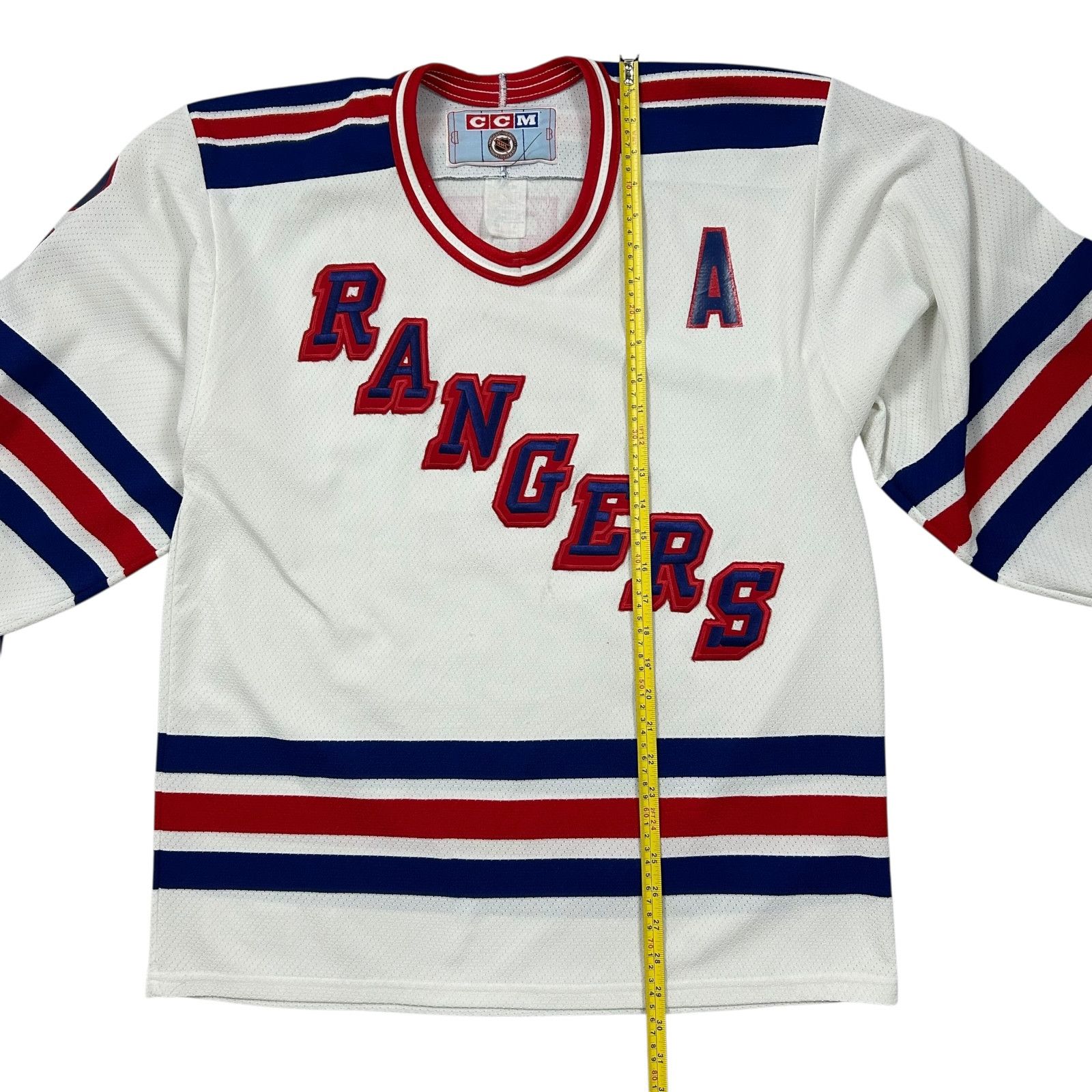 NHL VTG 90s NHL NEW YORK RANGERS BRIAN LEETCH CCM HOCKEY JERSEY Size US M / EU 48-50 / 2 - 11 Thumbnail