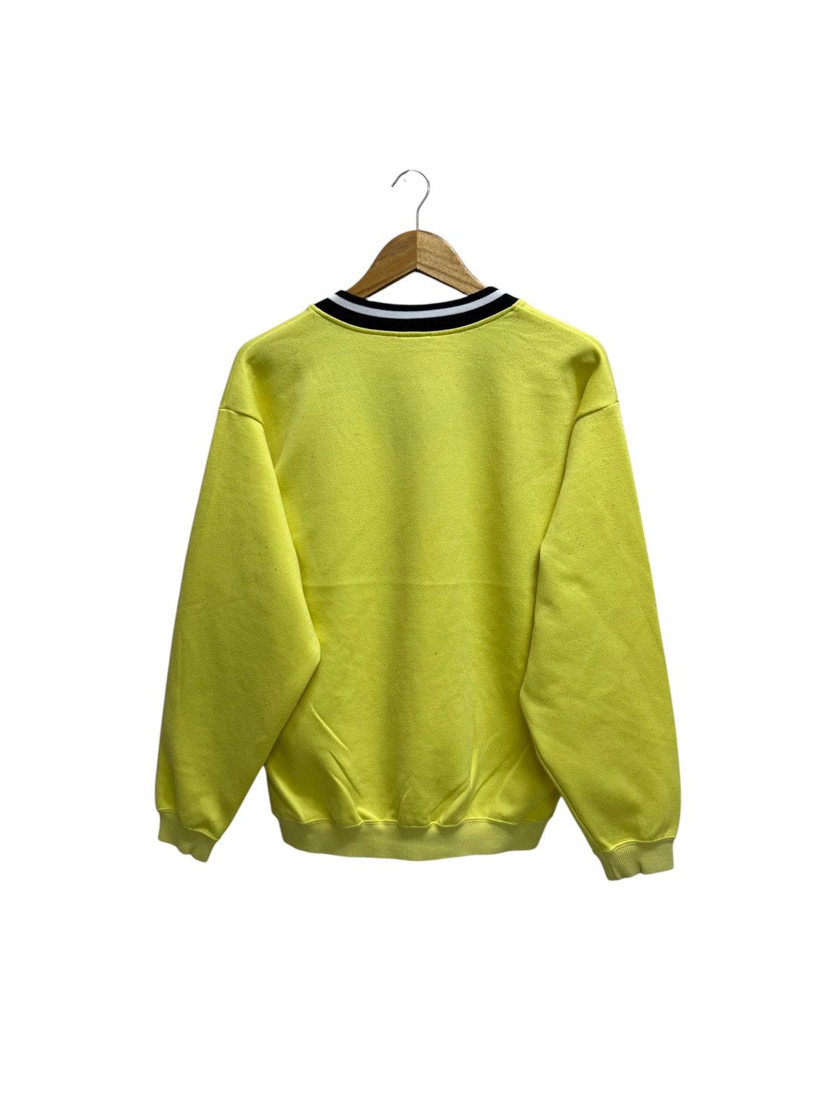 Mizuno Vintage 90s Mizuno Embroidery Logo Vneck Sweatshirt Size US M / EU 48-50 / 2 - 2 Thumbnail