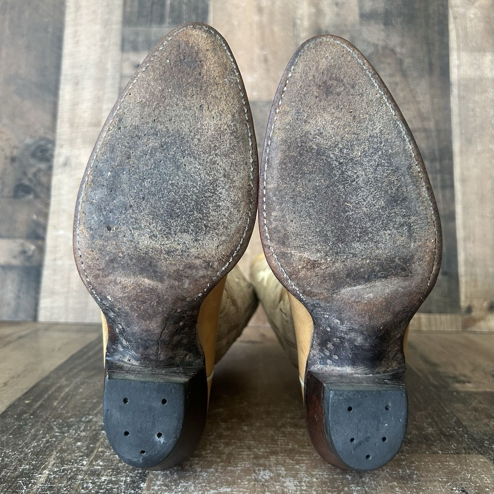 Dan Post Dan Post 4231 Suede Leather Inlay Cowboy Boots Womens 7.5 C Size US 7.5 / IT 37.5 - 5 Thumbnail