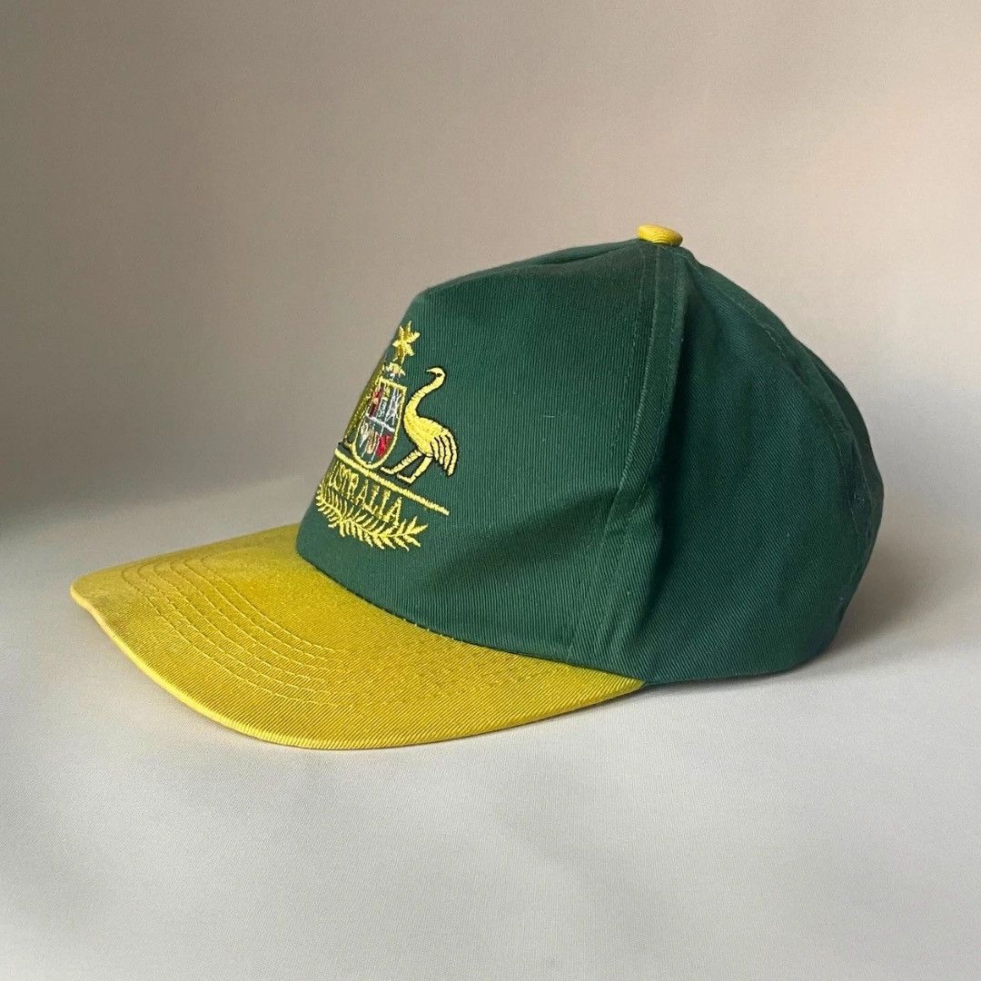 Vintage Vintage Australia cap green/yellow Size ONE SIZE - 1 Thumbnail