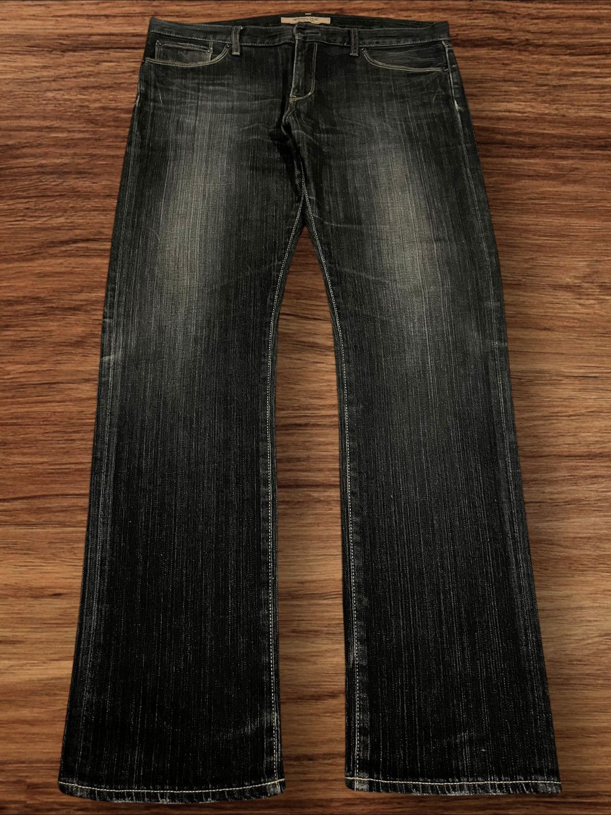 ⚡️Insane 90s⚡️Japan Uniqlo Black Wash Slim Fit Straight Jeans