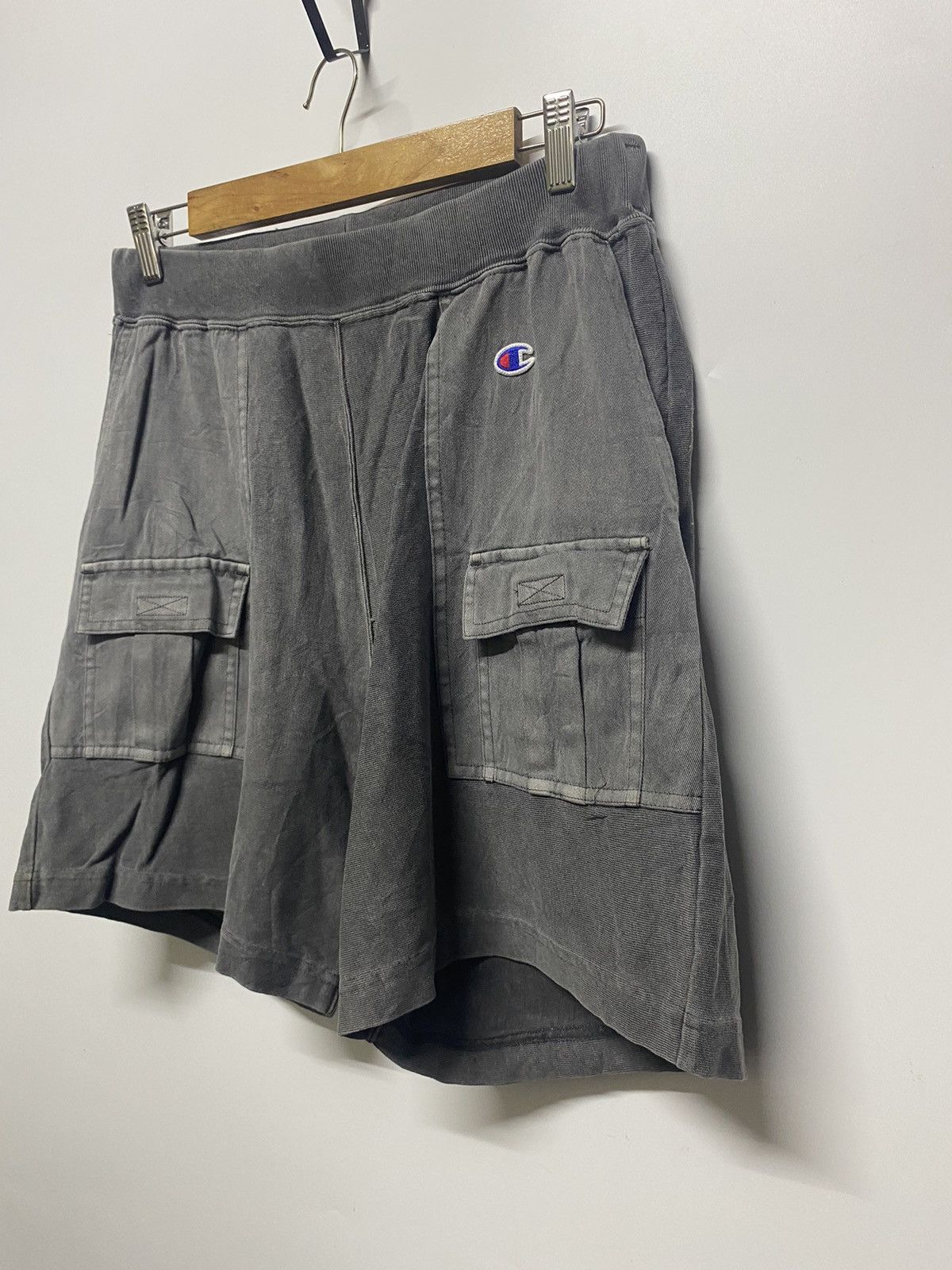Champion × Vintage Vintage Champion Reverse Weave Shorts Pocket Mens M Size US 30 / EU 46 - 3 Thumbnail