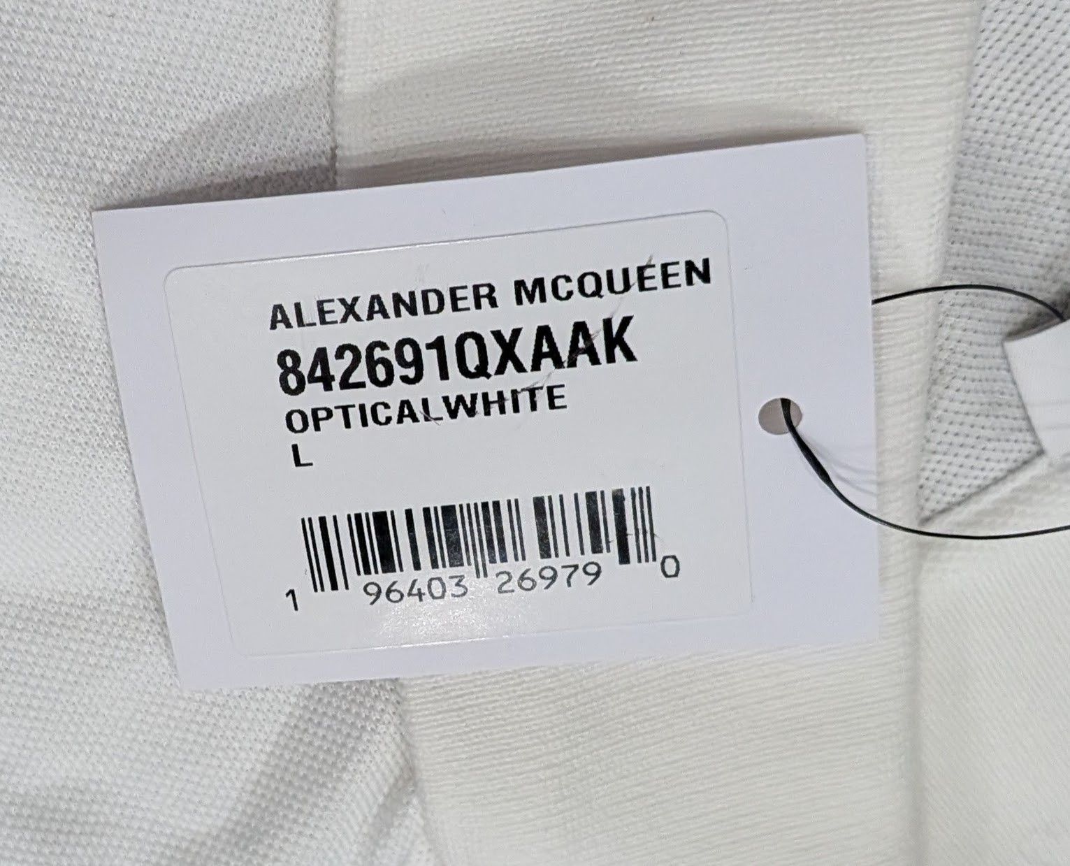 Alexander McQueen Alexander McQueen Skull Logo Boxy Polo Shirt White Large Size US L / EU 52-54 / 3 - 8 Thumbnail