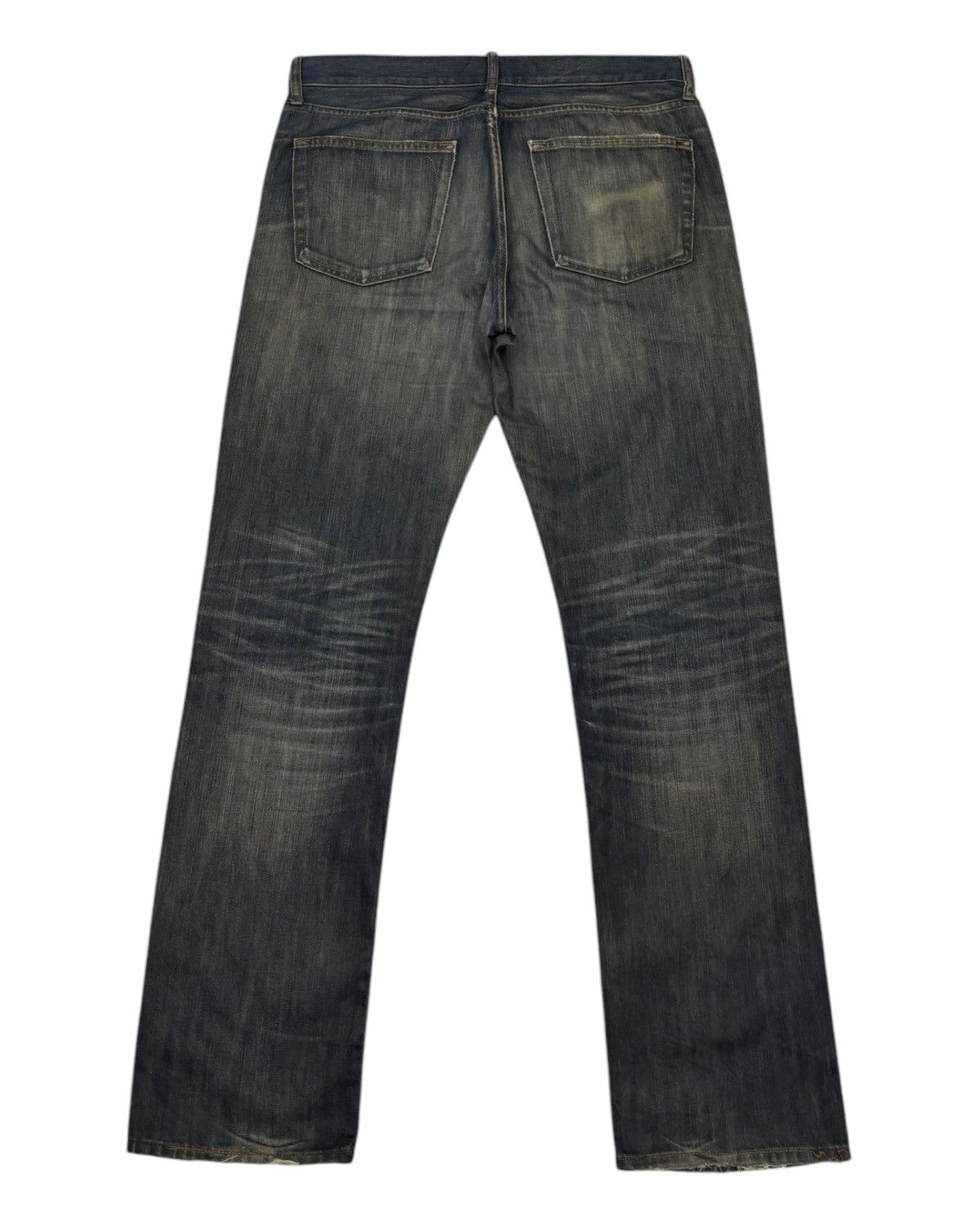 Undercover × Uniqlo DISTRESSED DENIM RUSTY MUD WASH UNIQLO UNDERCOVER STYLE JEAN Size US 36 / EU 52 - 8 Thumbnail