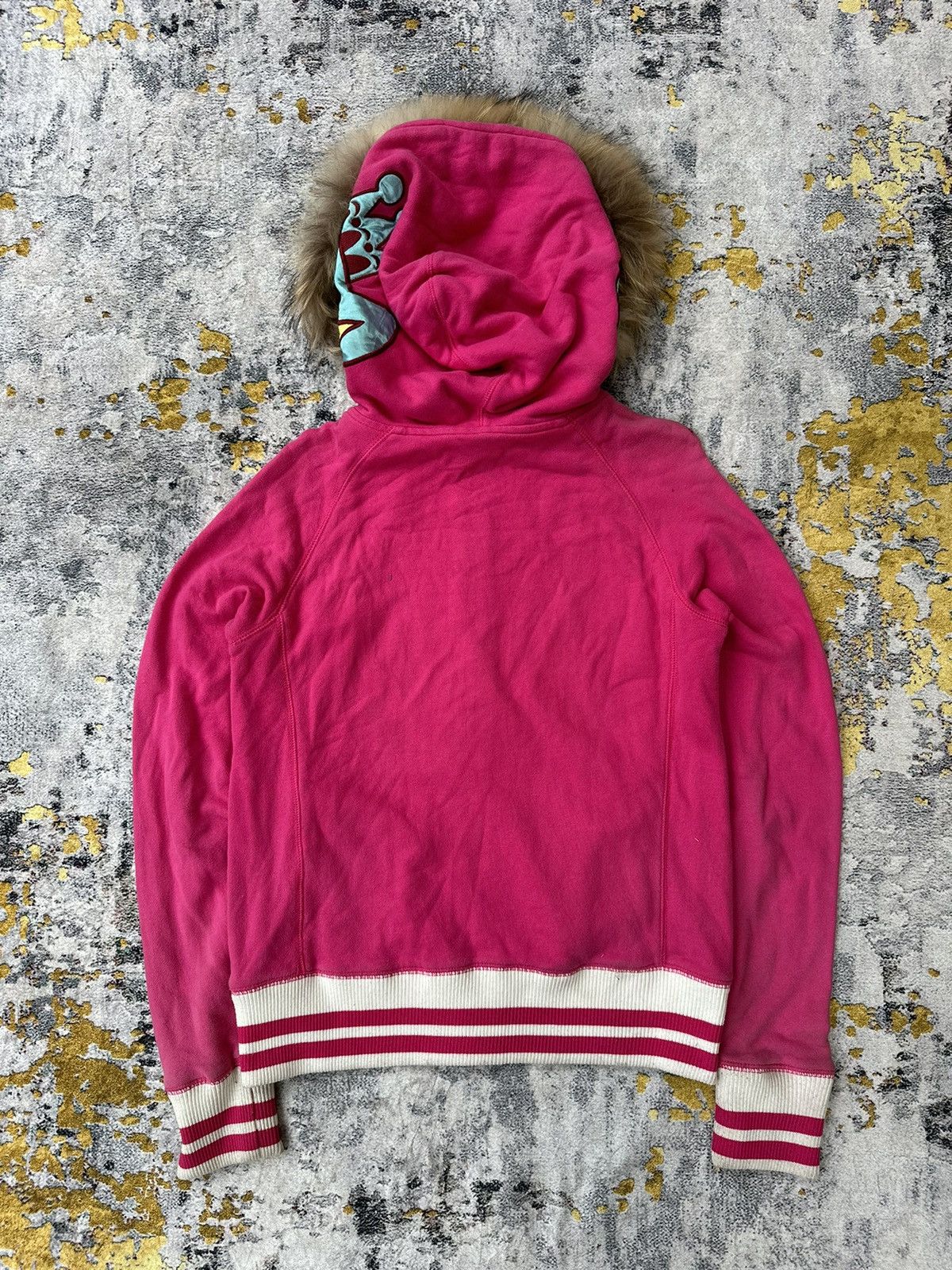 20471120 HUMAN KING SKULL FUR FULL ZIP HOODIE IFSIX LGB BAPE STYLE Size M / US 6-8 / IT 42-44 - 6 Thumbnail
