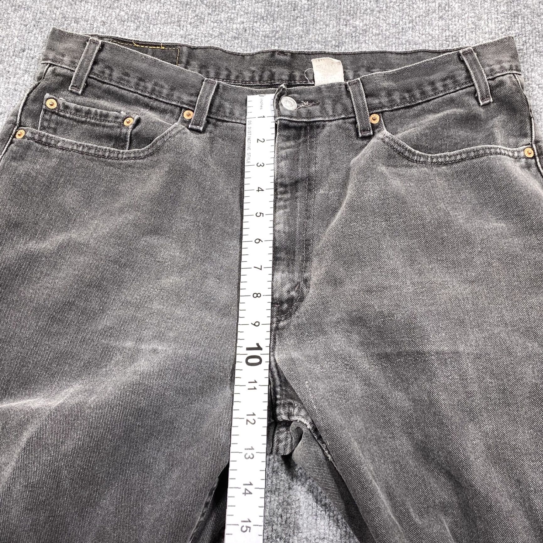 Levi's VINTAGE Levis 550 Jeans Mens 36x30 Black Relaxed Fit Dark Wash Size US 36 / EU 52 - 7 Thumbnail