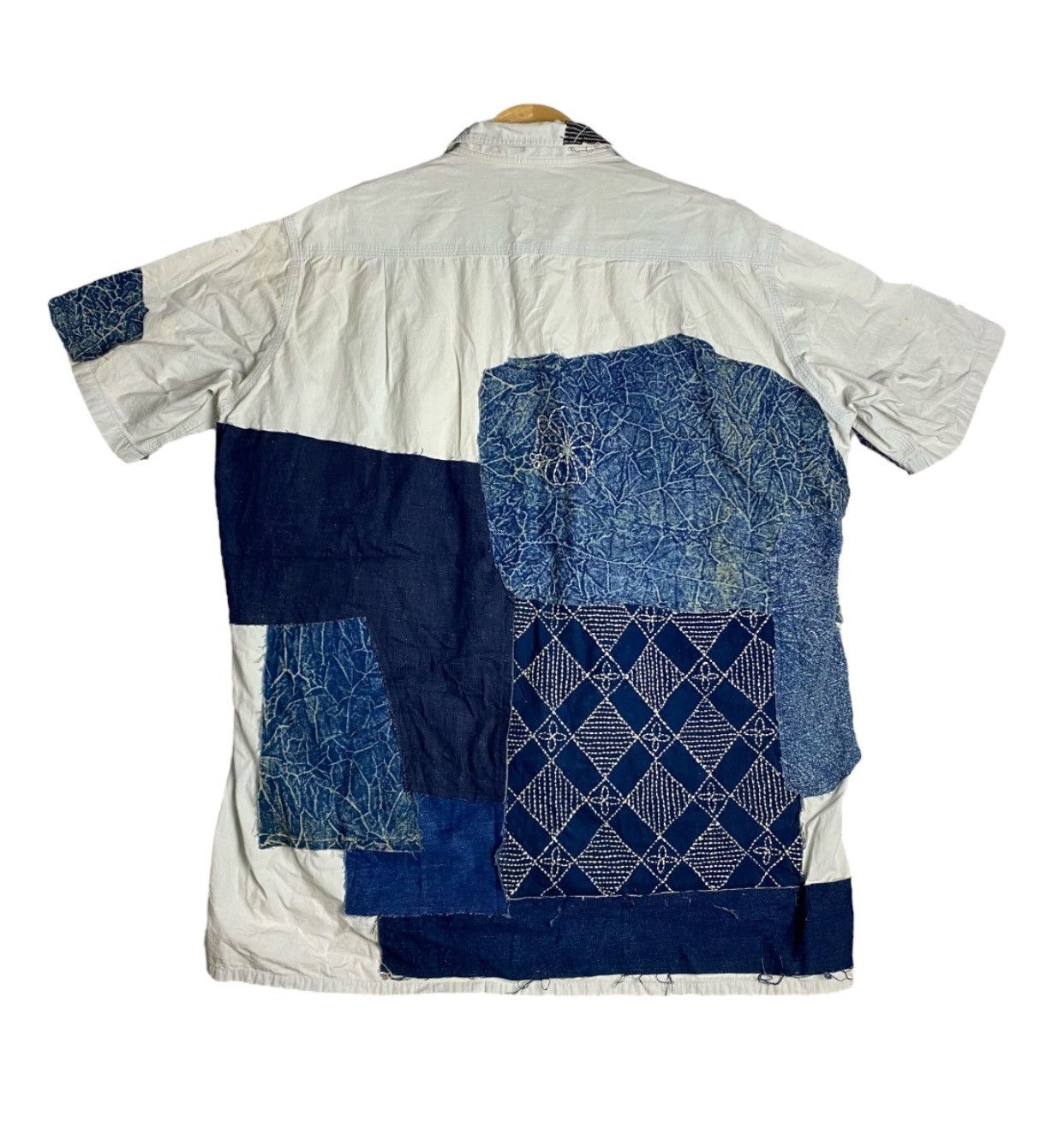 Designer × Y's for Men × Yohji Yamamoto 🔥 Vintage Ys For Men plus patchwork longsleeves Size US XXL / EU 58 / 5 - 2 Thumbnail